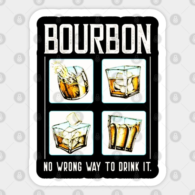 Bourbon Sticker by Prashanthmuralidharart